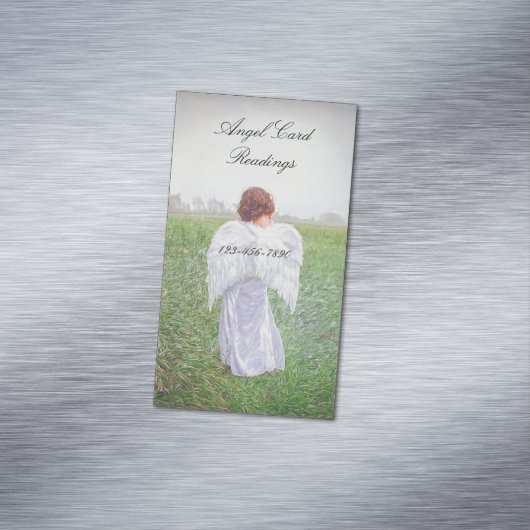 アーエレガントトデザインエンジェルカー読ド マグネット名刺 (インサイチュ)