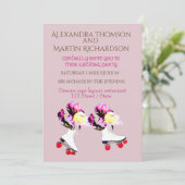 アーエレガントト結婚式招待状 招待状 (スタンド正面)