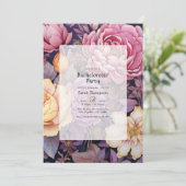 アーカイブおよび金ゴールドフローラバチェロレッテ 招待状 (スタンド正面)