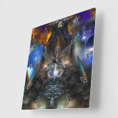 アーカイブポータルの壁時計 スクエア壁時計 (傾斜)