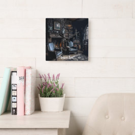 アーカイ幽霊のよく出るブ スクエア壁時計