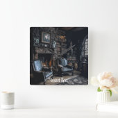 アーカイ幽霊のよく出るブ スクエア壁時計 (ホーム)