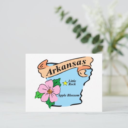 アーカカラフルンソーの地図とティー ポストカード (スタンド正面)