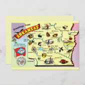 アーカカラフルンソーの地図の移動中のお知らせ シーズンカード (正面/裏面)