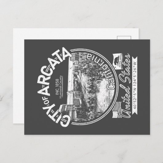 アーカタカリフォルニアアーカタプラザヴィンテージ ポストカード (正面/裏面)