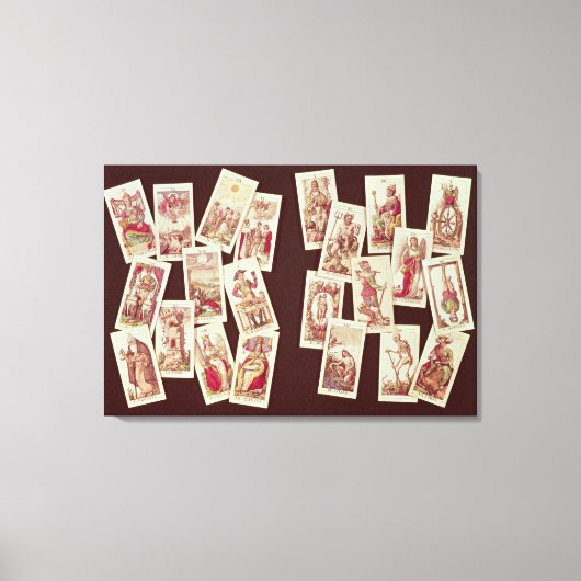 アーカナのタロットカード専攻の。 キャンバスプリント (正面)