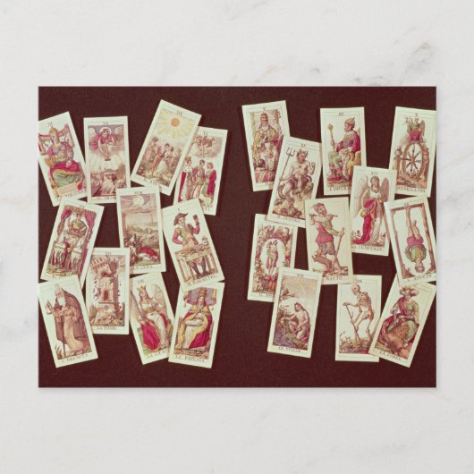 アーカナのタロットカード専攻の。 ポストカード (正面)