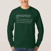 アーカビストあるある 長袖Tシャツ Tシャツ (正面)
