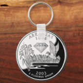 アーカフェイクンソー州クォーター・オブ・ダイアモンド キーホルダー (正面)