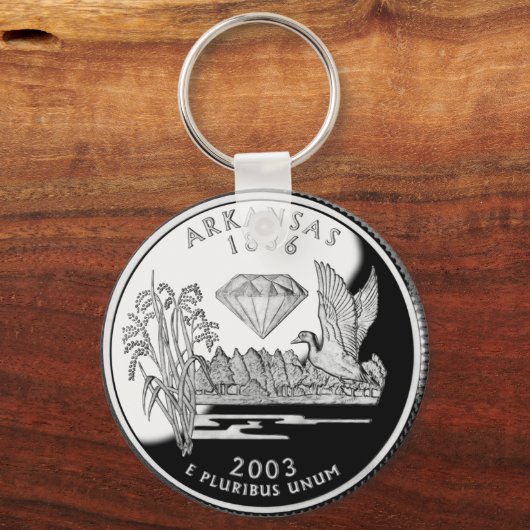 アーカフェイクンソー州クォーター・オブ・ダイアモンド キーホルダー (正面)