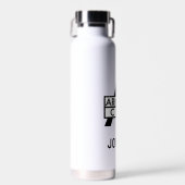 アーカムシティアイコン |名前の追加 ウォーターボトル (正面)