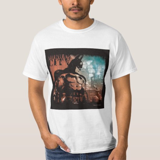 アーカムシティバットマンミックスメディア Tシャツ (正面)