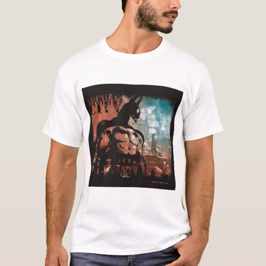 アーカムシティバットマンミックスメディア Tシャツ (正面)