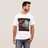 アーカムシティバットマンミックスメディア Tシャツ (正面フル)