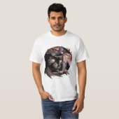 アーカムシティバットマンムーン Tシャツ (正面フル)