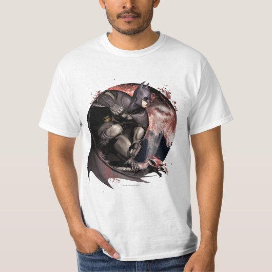 アーカムシティバットマンムーン Tシャツ (正面)