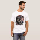 アーカムシティバットマンムーン Tシャツ (正面フル)