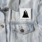 アーカムシティ |バットマンワイドと白黒のポーズ 缶バッジ (インサイチュ)