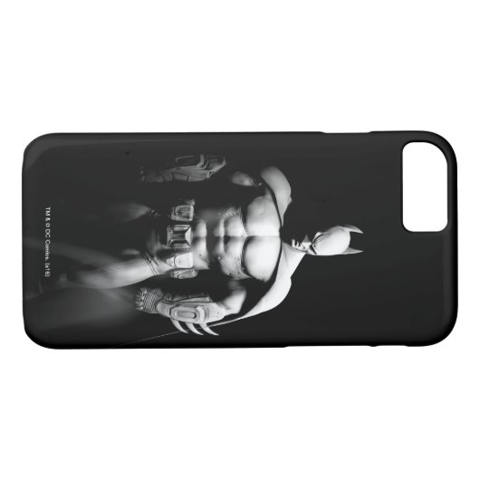 アーカムシティ |バットマンワイドと白黒のポーズ Case-Mate iPhoneケース (裏面(横))