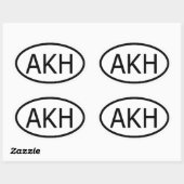 アーカム 楕円形シール (シート)