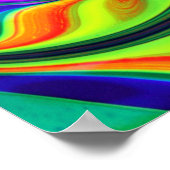 アーカラフルサイケデリックト ポスター (角)