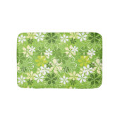 アーカラフルトイラストレーション自然フローラルパターン バスマット (正面)