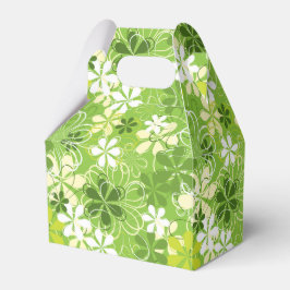 アーカラフルトイラストレーション自然フローラルパターン フェイバーボックス