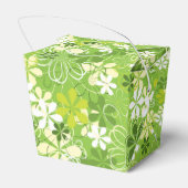 アーカラフルトイラストレーション自然フローラルパターン フェイバーボックス (裏面サイド)