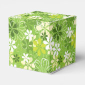 アーカラフルトイラストレーション自然フローラルパターン フェイバーボックス (裏面サイド)