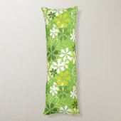 アーカラフルトイラストレーション自然フローラルパターン ボディピロー (裏面 (縦))