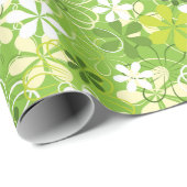 アーカラフルトイラストレーション自然フローラルパターン ラッピングペーパー (ロールコーナー)