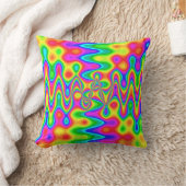 アーカラフルトサイケデリック装飾用クッション クッション (ブランケット)