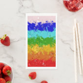 アーカラフルトストライプのレッドオレンジイエローグリーンブルー (インサイチュ)