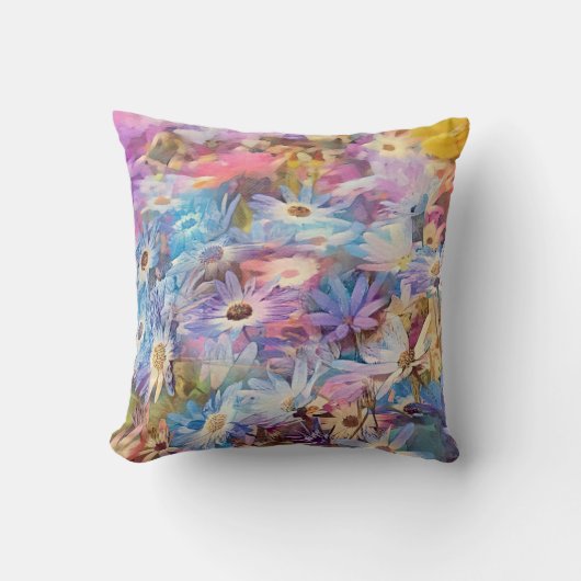 アーカラフルトデイジーガーデンフラワー装飾用クッション クッション (正面)