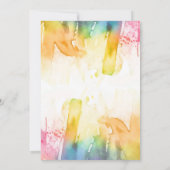 アーカラフルトパーティー招待状子供へ 招待状 (裏面)