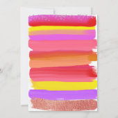 アーカラフルトパーティー誕生日招待状 招待状 (裏面)