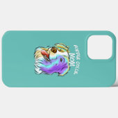 アーカラフルトポップ・アートのポートレート縁どコリードッグママ Case-Mate iPhoneケース (裏面 (横))