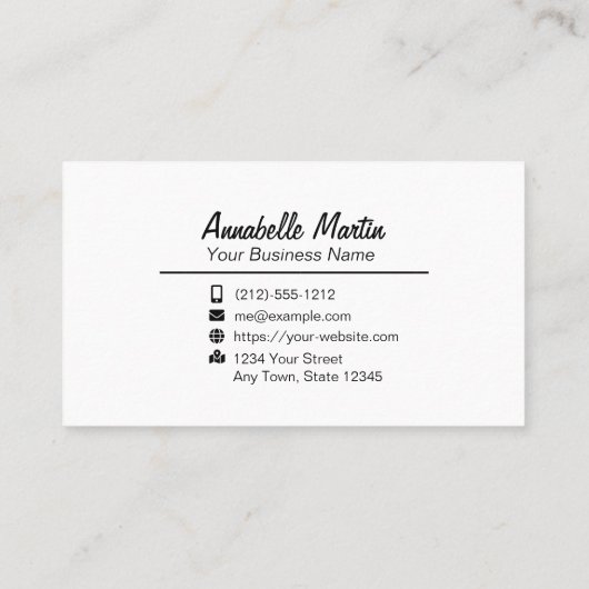 アーカラフルトポップ・アートの・イーグル・ビジネス・カード 名刺 (裏面)