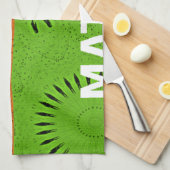 アーカラフルトポップ・アートの・コラージュ&ハクナ・マタタのメッセージ キッチンタオル (四つ折り)