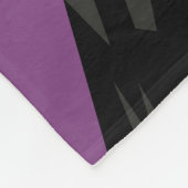 アーカラフルトポップ・アートの・モンキーポートレート フリースブランケット (角)