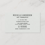 アーカラフルトモダンセラピスト 名刺 (裏面)