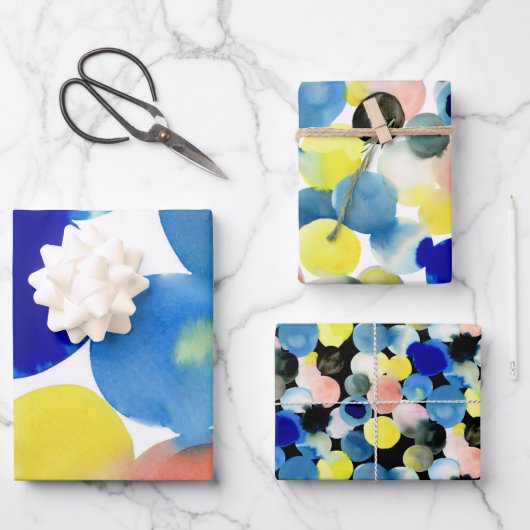 アーカラフルトモダンホリデイ ラッピングペーパーシート (正面)