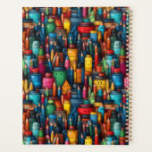 アーカラフルト先生漫画クレヨンのペンパターン プランナー手帳 (裏面)