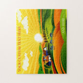 アーカラフルト初期のファームランドサンライズパズル ジグソーパズル (縦)