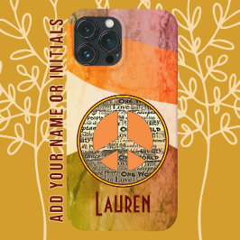 アーカラフルト愛と平和のサイン iPhone 13 PRO MAXケース