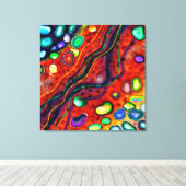 アーカラフルト抽象芸術 キャンバスプリント (インサイチュ (ウッドフロア))