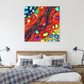 アーカラフルト抽象芸術 キャンバスプリント (インサイチュ (寝室))