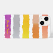アーカラフルト絵を描の水彩模様 Case-Mate iPhoneケース (裏面 (横))