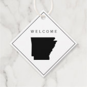 アーカンサスウェルカムバッグギフトラベル結婚for Weekend フェイバータグ (正面)