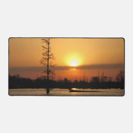 アーカンサスサンライズオンミルウッド湖 デスクマット (正面)